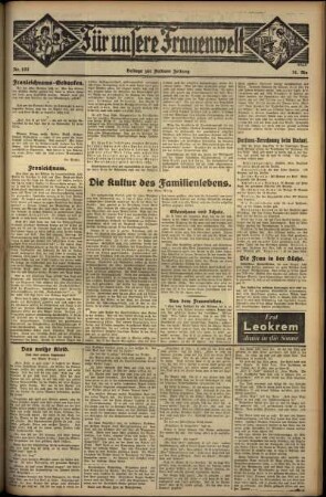 Zweite Ausgabe vom Donnerstag, den 31. Mai 1934.