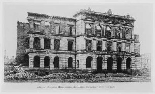 Bild 24. Zerstörtes Hauptgebäude der "Alten Hochschule" (Foto von 1946)