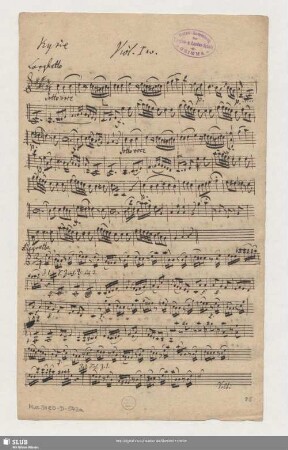 Viol[ino]. Imo.