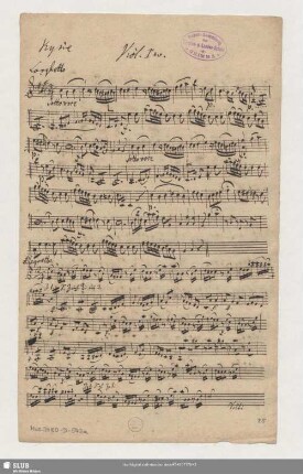 Viol[ino]. Imo.