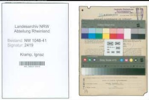 Entnazifizierung Ignaz Kramp , geb. 07.06.1915 (Polizist)