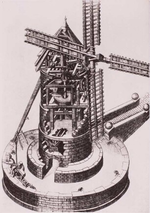Schema Turmwindmühle