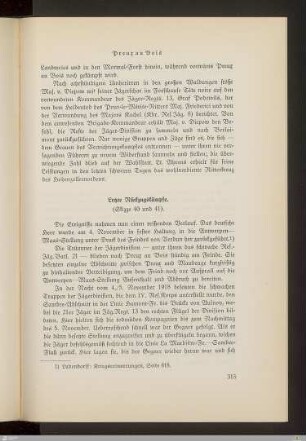 Letzte Rückzugskämpfe