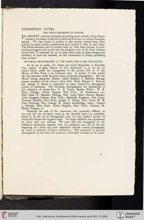 Pictorial Photography at the Lewis and Clark Exposition