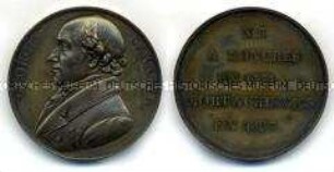 Medaille auf den Tod von George Canning