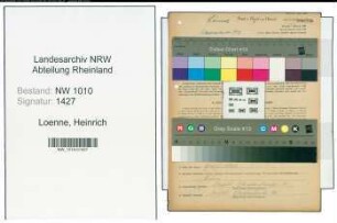 Entnazifizierung Heinrich Loenne , geb. 03.03.1878 (Landwirt)