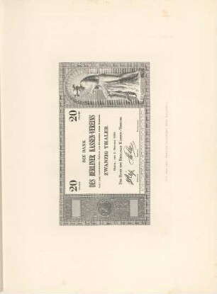 [Formular einer Banknote, 1850-1875]