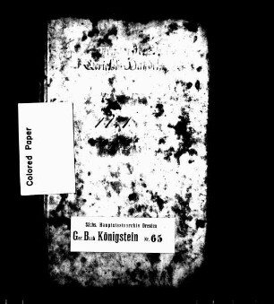 Gerichtshandelsbuch von Pfaffendorf (bei Königstein), Bd. 3