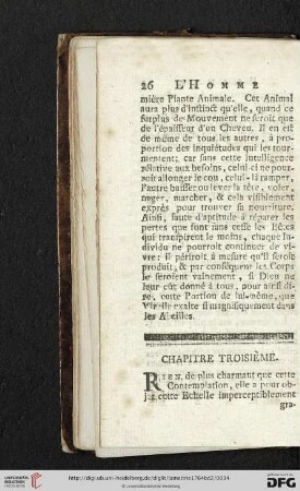 Chapitre troisième