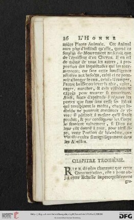Chapitre troisième