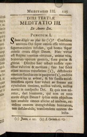 125-133, Meditatio III