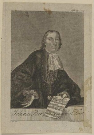 Bildnis des Johann Bernhard Forst