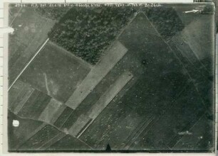 Foto des Geländes westlich von Vaux (Luftbild)