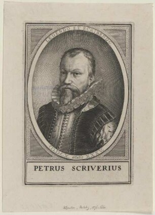Bildnis des Petrus Scriverius