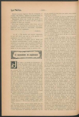 El nacionalismo en arquitectura