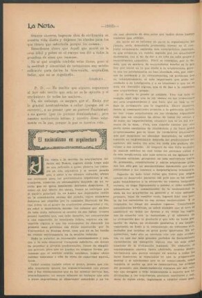 El nacionalismo en arquitectura