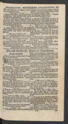 [15.] Die erste Epistel S. Pauli anTimotheum