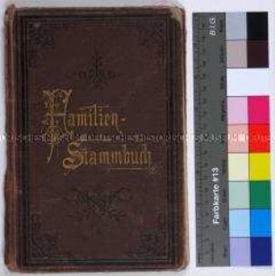 Stammbuch des Standesamtes Berlin-Neukölln für die Familie Hedwig und Rudolf Pohlenz