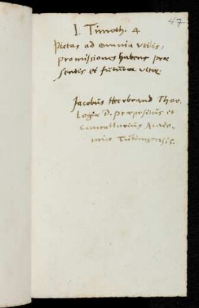 47r, Heerbrand, Jakob