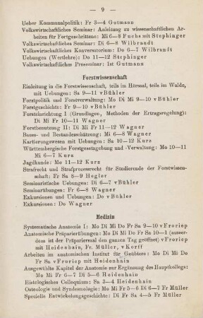 9, Forstwissenschaft