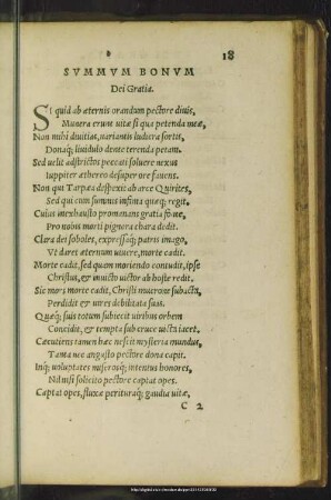 Summum Bonum Dei Gratia