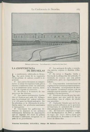 La conferencia de Bruselas.