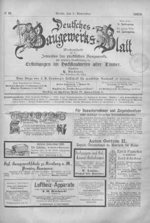 43. Jahrgang. No 44