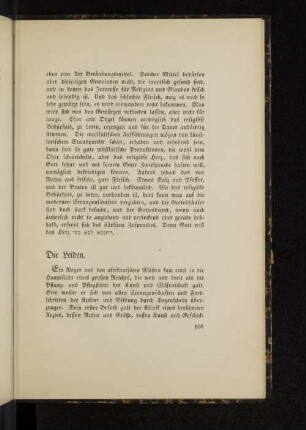 Die Leiden.