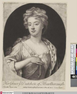 Her Grace ye Dutchess of Marlborough