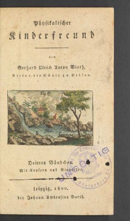 Bändchen 3: Physikalischer Kinderfreund