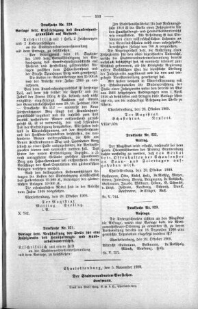 No. 23. (305-331)(320,321,322,323), 10. November 1909