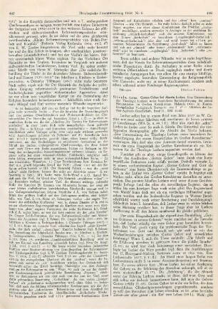 446-448 [Rezension] Siirala, Aarne, Gottes Gebot bei Martin Luther