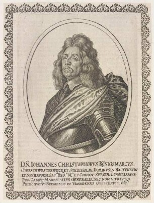 Bildnis des Iohannes Christophorvs Königsmarcvs