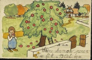 [Apfelbaum im Garten]