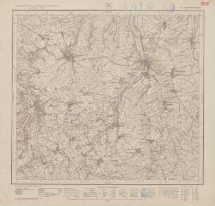 7925 (alte Nr.: 158) Ochsenhausen, Topographische Karte des Königreichs Württemberg im Maßstabe 1:25000