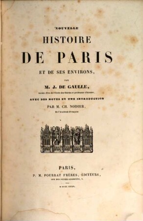 Nouvelle histoire de Paris et de ses environs, 2 (1839)