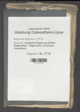 Maischsteuer aus dem Flecken Lage