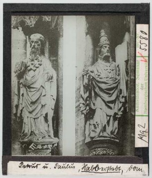 Halberstadt, Dom: Chor, Apostel Petrus und Paulus