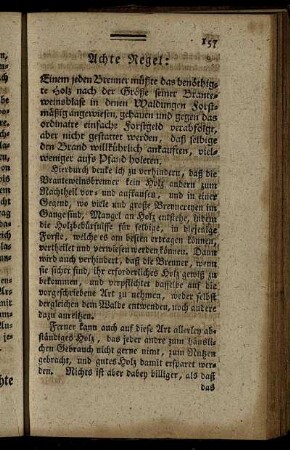 Achte Regel. - Zwölfte Regel.