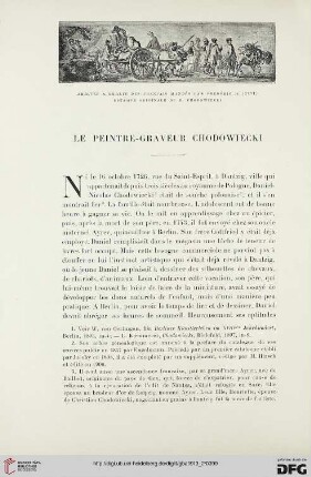 4. Pér. 10.1913: Le peintre-graveur Chodowiecki