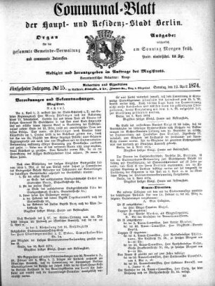 1874,15: No. 15, 12. April 1874