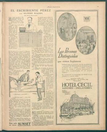 El escribiente Pérez
