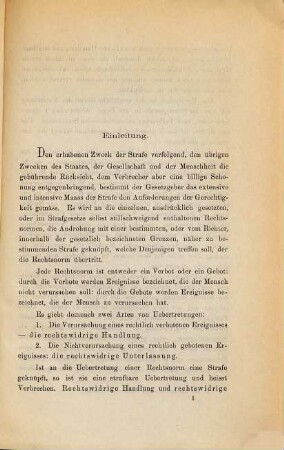 Das Verbrechen : Inaug.-Diss.