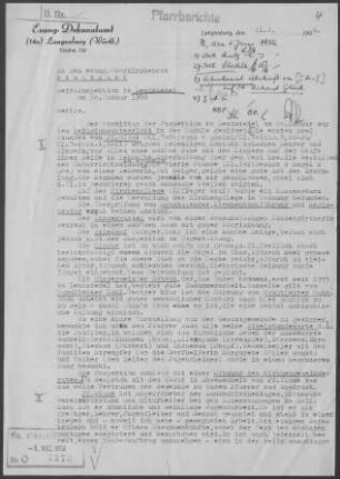 Lendsiedel: Inspektionsbericht 1956