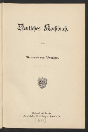 Deutsches Kochbuch