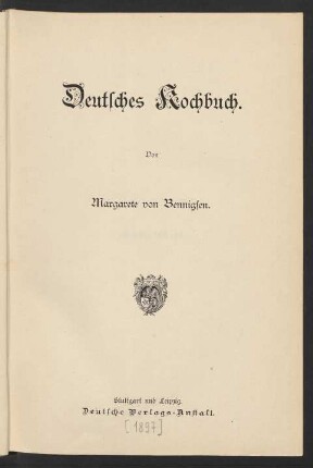 Deutsches Kochbuch