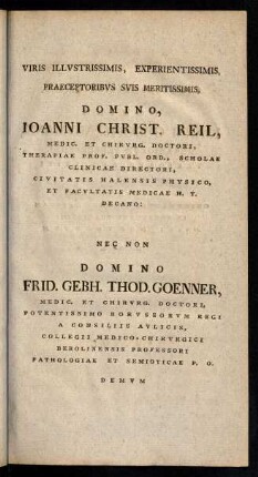 Dedicatio
