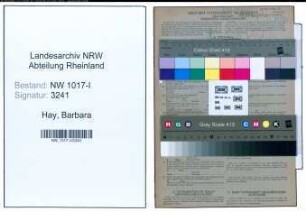 Entnazifizierung Barbara Hay , geb. 16.02.1901 ()