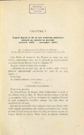 Charles Rogier (1800- 1885) d'après des documents inédits par Ernest Discailles, 4