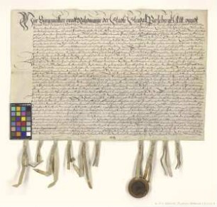 Altmärkische und prignitzsche Städte verschreiben sich Friedrich Pruckmann, kurfürstlichen Kanzler, über 2.500 Taler.